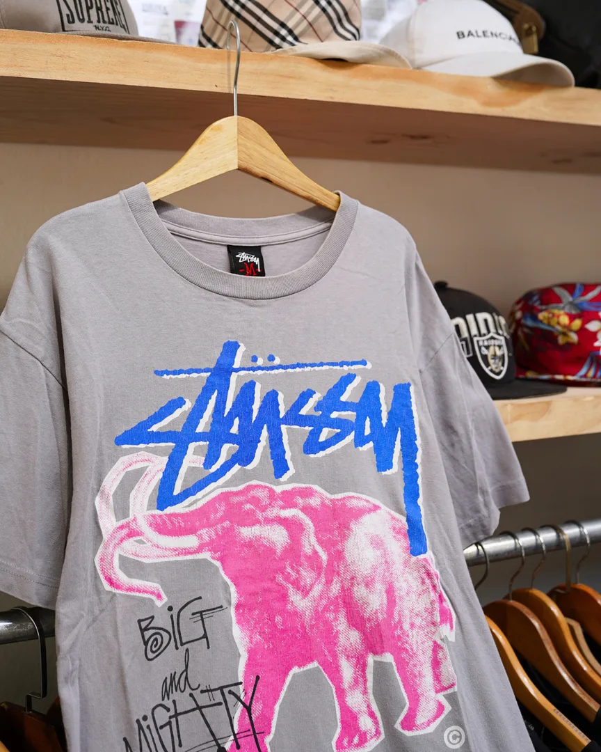 00's STUSSY BIG AND MIGHTY TEE