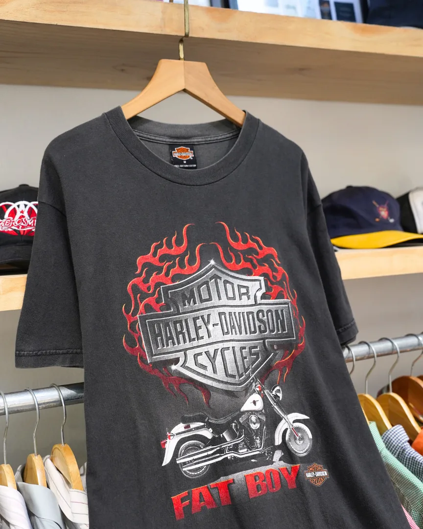 00's HARLEY-DAVIDSON FAT BOY TEE