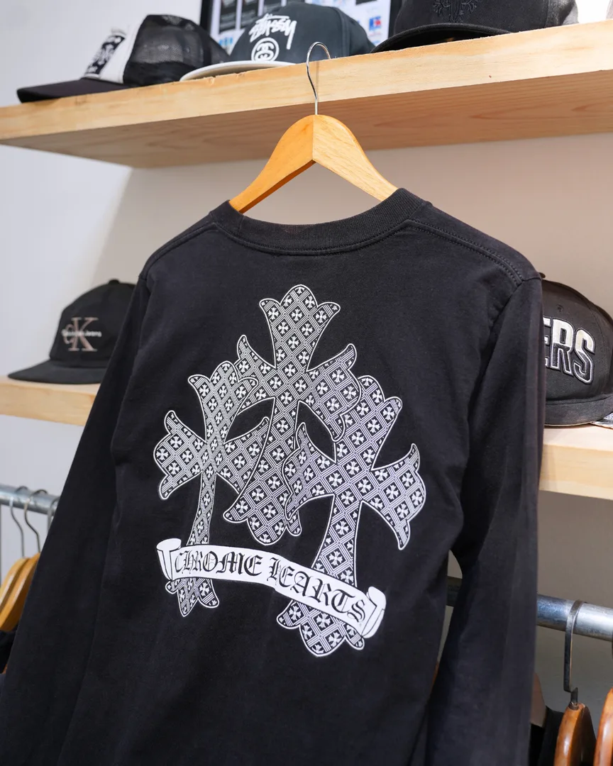 00's CHROME HEARTS TRIPLE CROSS CEMETERY LS