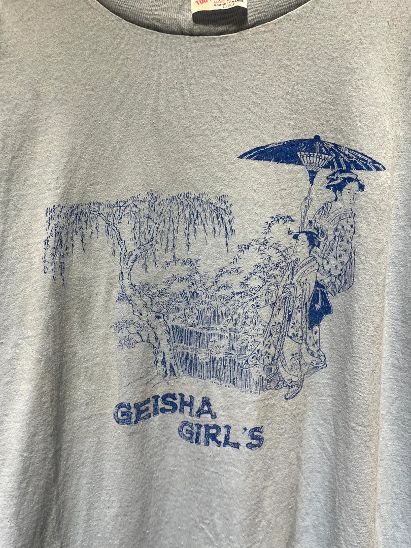 90S VINTAGE GEISHA GIRL'S GRAPHIC TEE — Taimlup | Taim Lup