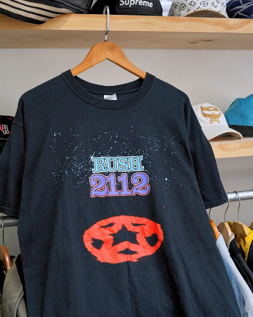 VINTAGE 00S RUSH 2112 TEE